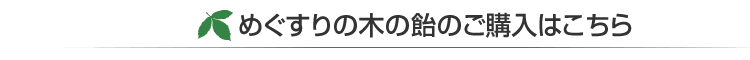 めぐすりの木の飴のご購入はこちら